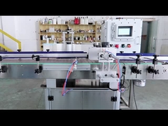 Etichettatrice automatica per bottiglie rotonde pneumatiche in vetro per barattolo cosmetico da 300 kg